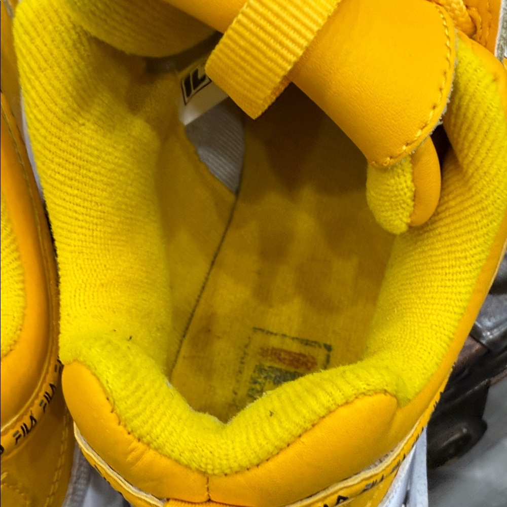 Fila Vibrant Yellow Athletic Shoes - Picture 3 of 12